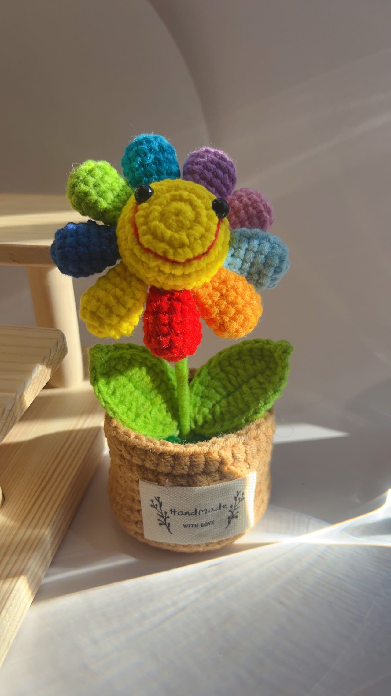 Flowerpot-Rainbow Smile Flower